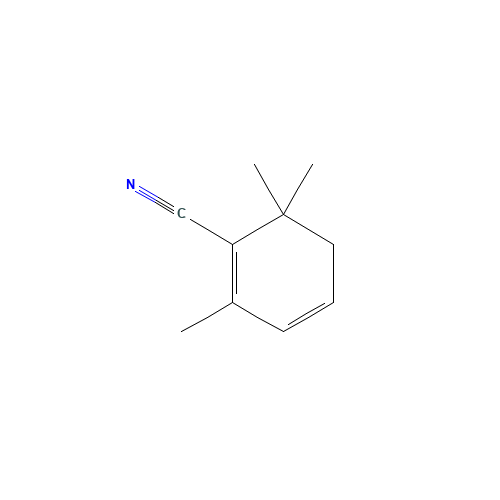 2,6,6-Trimethylcyclohexa-1,3-dien-1-ylcarbonitrile (CAS: 72152-84-2) - Related Chemical Product