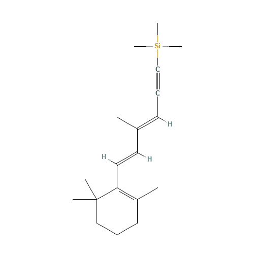 1,3,3-Trimethyl-2-[(1E,3E)-3-methyl-6-(trimethylsilyl)-1,3-hexadien-5-yn-1-yl]-cyclohexene (CAS: 228120-22-7) - Related Chemical Product