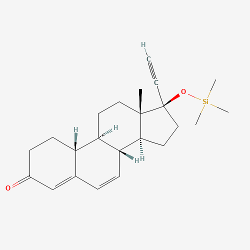 17-O-Trimethylsilyl 6,7-Dehydro Norethindrone (CAS: 300542-58-9) - Related Chemical Product