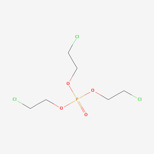 Tris(2-chloroethyl)phosphate (CAS: 115-96-8) - Chemical Structure and Molecular Formula 