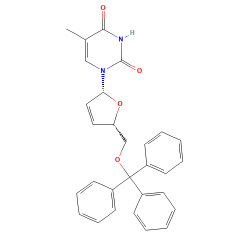 5'-O-Trityl-2',3'-dehydrothymidine (CAS: 5964-41-0) - Related Chemical Product