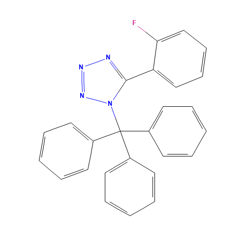 N-Trityl-5-(2-fluorophenyl)-1H-tetrazole (CAS: 937636-38-9) - Related Chemical Product