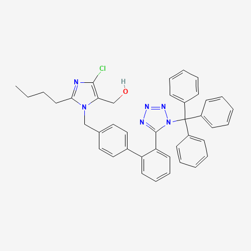 N-Trityl Losartan (CAS: 124751-00-4) - Chemical Structure and Molecular Formula 