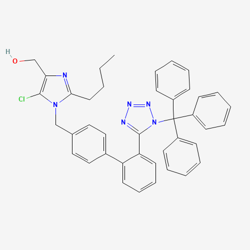 N-Trityl Losartan Isomer (CAS: 133727-10-3) - Chemical Structure and Molecular Formula 