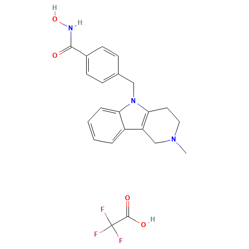 Tubastatin A Trifluoroacetate (CAS: 1239262-52-2) - Chemical Structure and Molecular Formula 