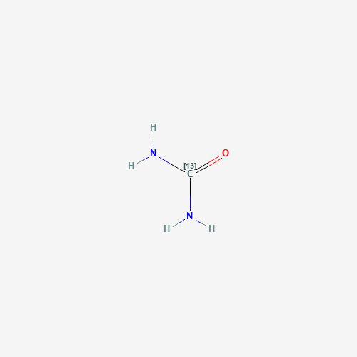 Urea-13C (CAS: 58069-82-2) - Chemical Structure and Molecular Formula 