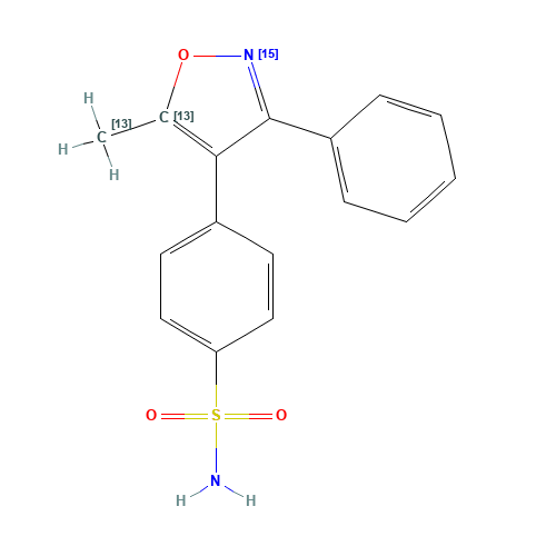 Valdecoxib-13C2,15N (CAS: 1189428-23-6) - Related Chemical Product