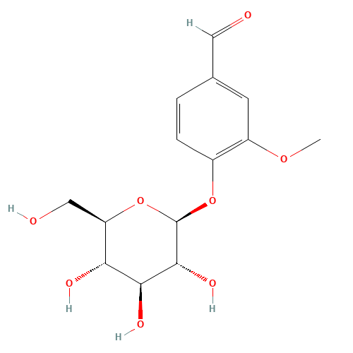Vanillin 4-O-b-D-Glucoside (CAS: 494-08-6) - Related Chemical Product