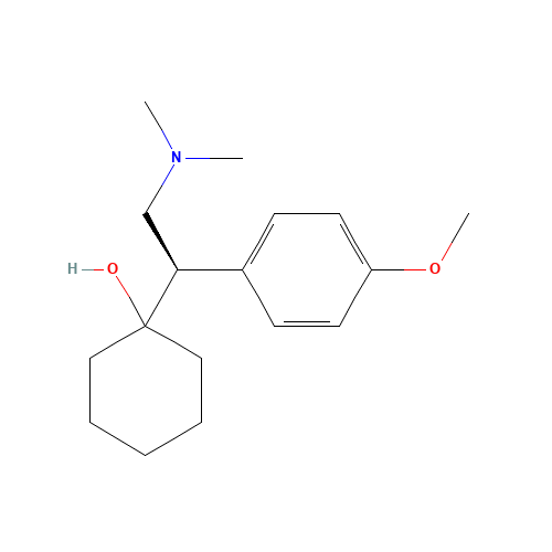 R-Venlafaxine (CAS: 93413-46-8) - Chemical Structure and Molecular Formula 