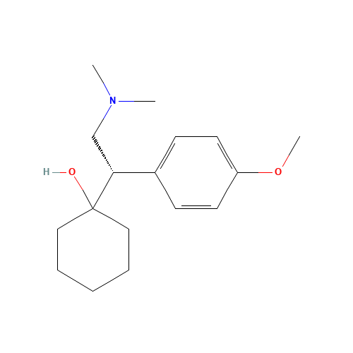 S-Venlafaxine (CAS: 93413-44-6) - Chemical Structure and Molecular Formula 