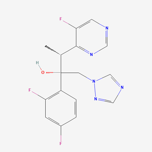 ent-Voriconazole (CAS: 137234-63-0) - Chemical Structure and Molecular Formula 