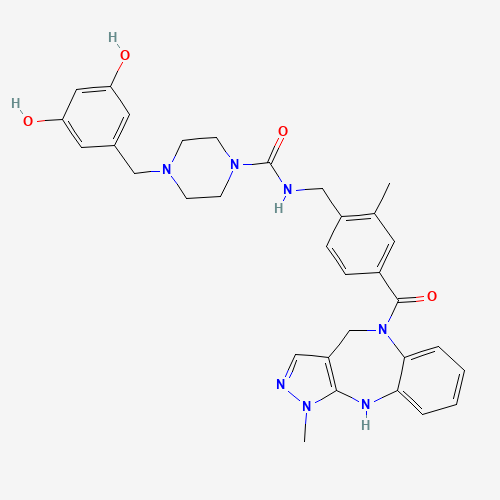 WAY 267464 Dihydrochloride (CAS: 847375-16-0) - Chemical Structure and Molecular Formula 