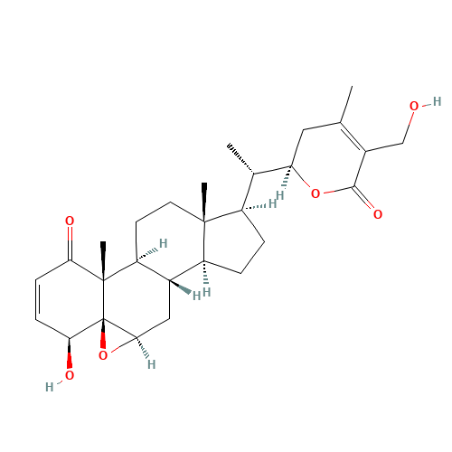 Withaferin A (CAS: 5119-48-2) - Chemical Structure and Molecular Formula 
