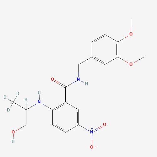 rac Xanthoanthrafil-d3 (CAS: 1216710-83-6) - Chemical Structure and Molecular Formula 