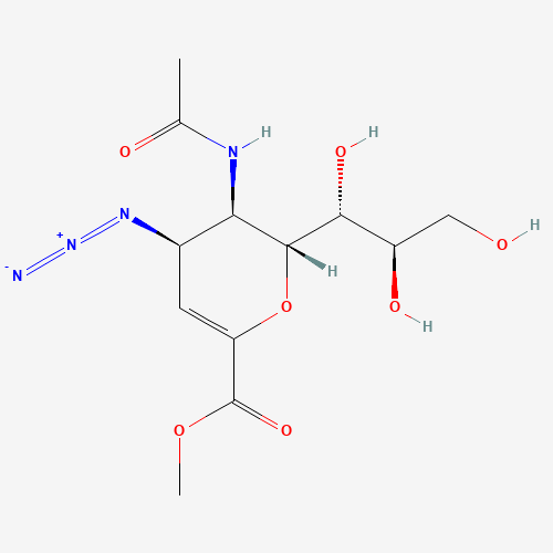 Zanamivir Azide Methyl Ester (CAS: 152178-79-5) - Chemical Structure and Molecular Formula 