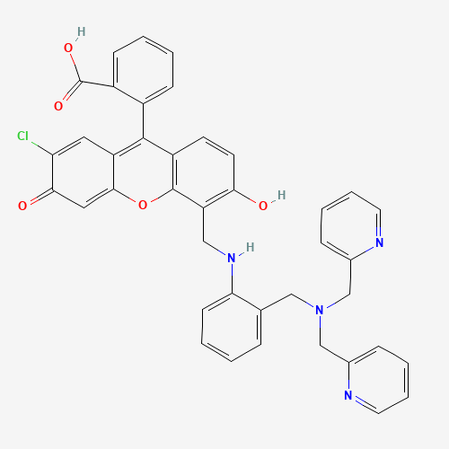 Zinpyr-4 (CAS: 502467-23-4) - Chemical Structure and Molecular Formula 
