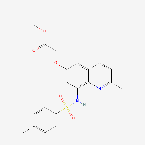 Zinquin Ethyl Ester (CAS: 181530-09-6) - Chemical Structure and Molecular Formula 