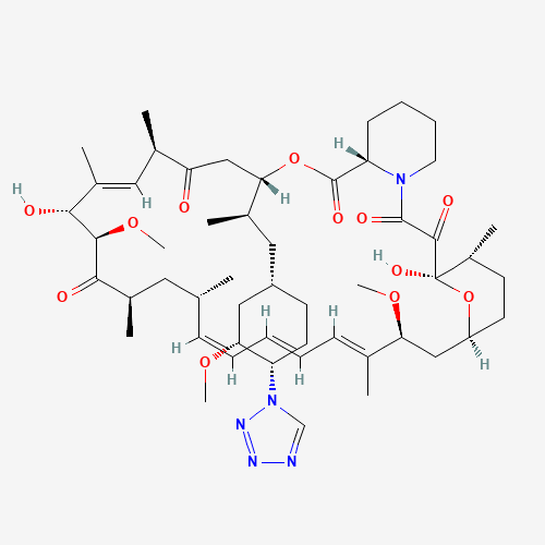 Zotarolimus, >90% (CAS: 221877-54-9) - Chemical Structure and Molecular Formula 