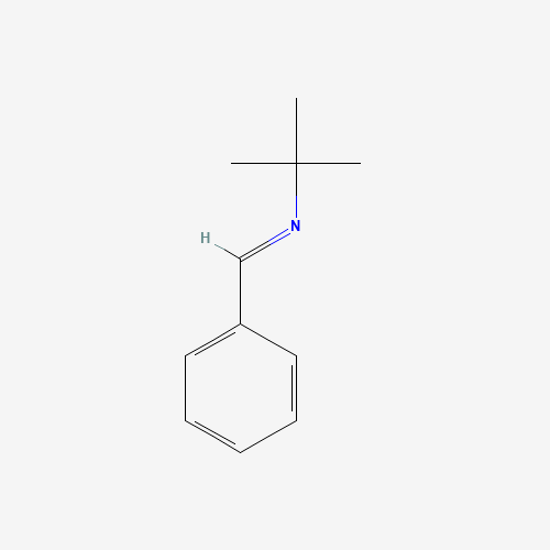 N-Benzylidene tert-Butylamine chemical structure N-Benzylidene tert-Butylamine (CAS: 6852-58-0) - Chemical Structure and Molecular Formula