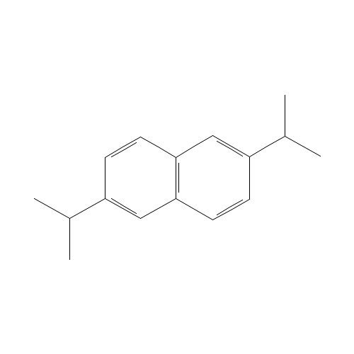 2,6-Bis(1-methylethyl)-naphthalene (CAS: 24157-81-1) - Chemical Structure and Molecular Formula 