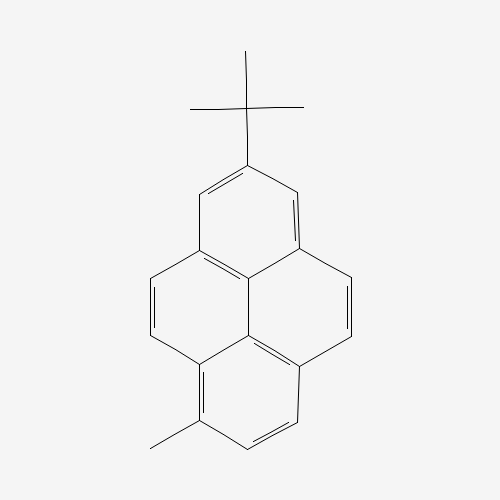 7-tert-Butyl-1-methylpyrene (CAS: 155386-57-5) - Chemical Structure and Molecular Formula 
