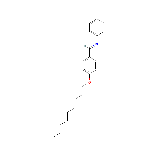 p-Decyloxybenzylidene p-Toluidine (CAS: 53764-62-8) - Chemical Structure and Molecular Formula 