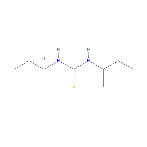 NN'-Di-sec-butylthiourea (CAS: 31182-22-6) - Chemical Structure and Molecular Formula 