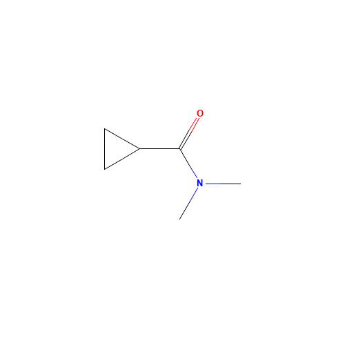 NN-Dimethylcyclopropanecarboxamide (CAS: 17696-23-0) - Chemical Structure and Molecular Formula 