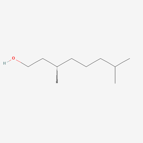 S-3,7-Dimethyl-1-octanol (CAS: 68680-98-8) - Chemical Structure and Molecular Formula 