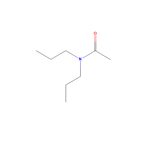 NN-Dipropylacetamide (CAS: 1116-24-1) - Chemical Structure and Molecular Formula 
