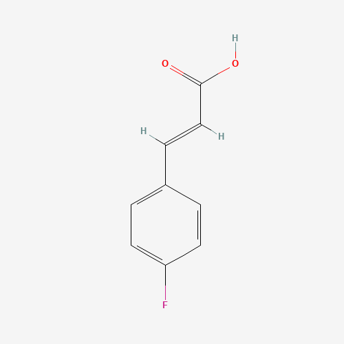 p-Fluorocinnamic Acid (CAS: 14290-86-9) - Chemical Structure and Molecular Formula 