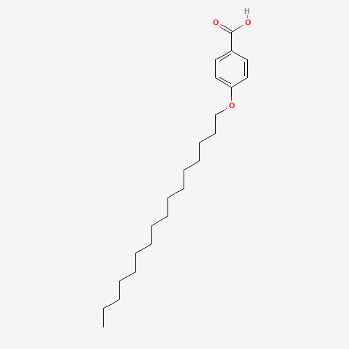 p-Hexadecyloxybenzoic Acid (CAS: 15872-48-7) - Chemical Structure and Molecular Formula 