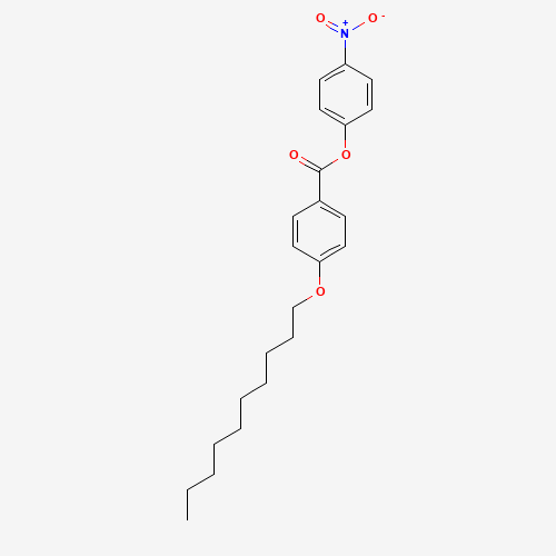 p-Nitrophenyl p-Decyloxybenzoate (CAS: 63635-84-7) - Chemical Structure and Molecular Formula 