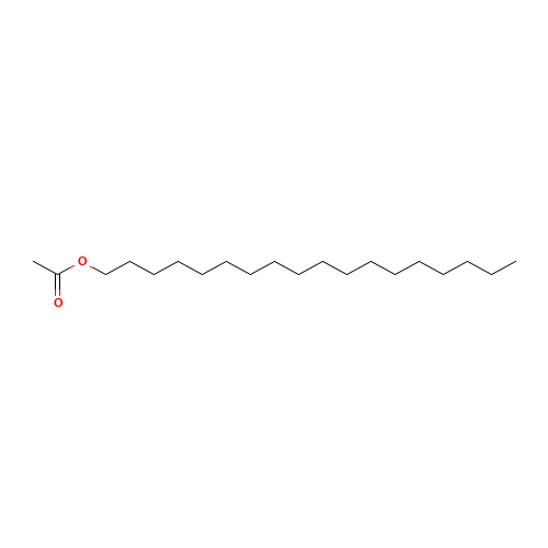 Octadecyl Acetate (CAS: 822-23-1) - Chemical Structure and Molecular Formula 