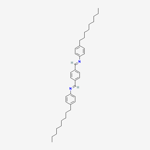 Terephthalylidene Bis(p-nonylaniline) (CAS: 74324-26-8) - Chemical Structure and Molecular Formula 
