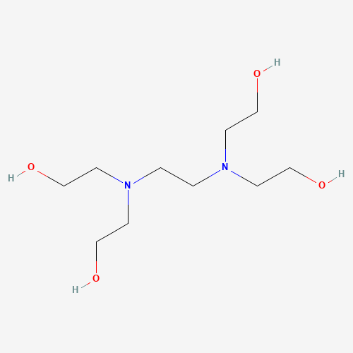 NNN'N'-Tetrakis(2-hydroxyethyl)ethylenediamine, Pract. chemical structure NNN'N'-Tetrakis(2-hydroxyethyl)ethylenediamine, Pract. (CAS: 140-07-8) - Chemical Structure and Molecular Formula