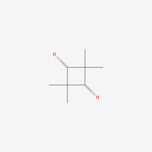 Tetramethyl-1,3-cyclobutanedione (CAS: 933-52-8) - Chemical Structure and Molecular Formula 