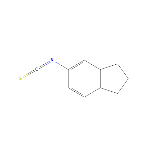 5-Indanyl isothiocyanate (CAS: 149865-84-9) - Chemical Structure and Molecular Formula 