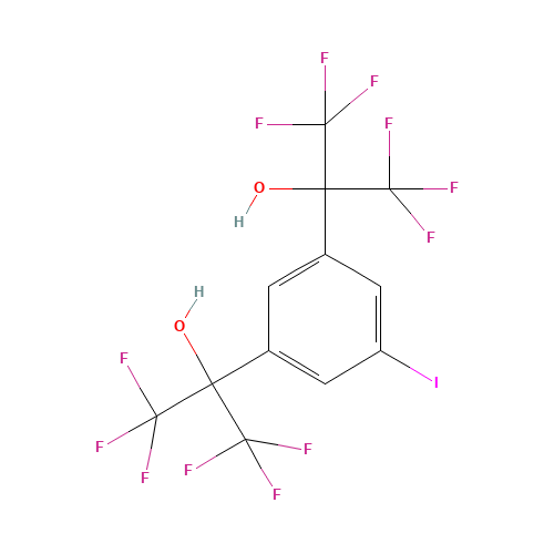 3,5-Bis(1,1,1,3,3,3-hexafluoro-2-hydroxypropyl)-iodobenzene (CAS: 53173-72-1) - Related Chemical Product