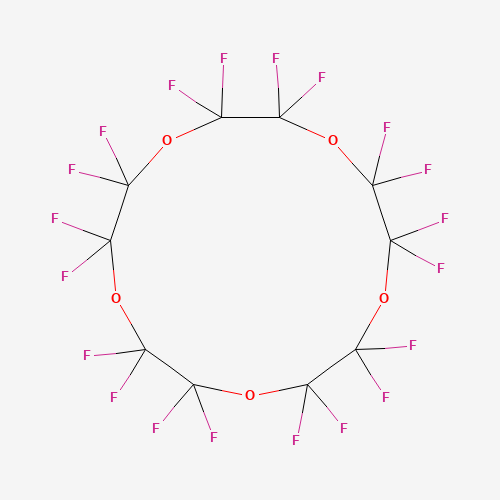 Perfluoro-15-crown-5-ether (CAS: 97571-69-2) - Chemical Structure and Molecular Formula 