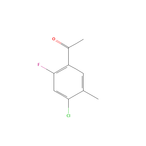 1-(4-Chloro-2-fluoro-5-methylphenyl)-1-ethanone (CAS: 177211-26-6) - Related Chemical Product