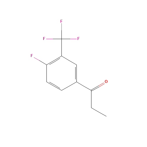 4'-Fluoro-3'-(trifluoromethyl)propiophenone (CAS: 239107-27-8) - Related Chemical Product