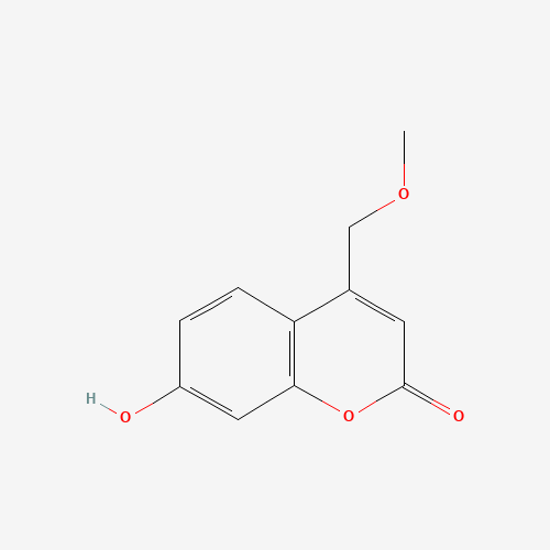 7-Hydroxy-4-methoxymethylcoumarin (CAS: 157101-77-4) - Chemical Structure and Molecular Formula 