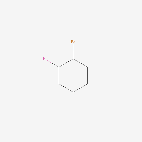 1-Bromo-2-fluorocyclohexane (CAS: 656-57-5) - Chemical Structure and Molecular Formula 