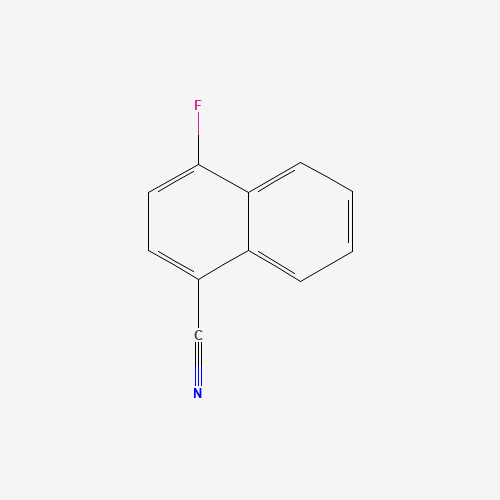 1-Cyano-4-fluoronaphthalene (CAS: 13916-99-9) - Chemical Structure and Molecular Formula 