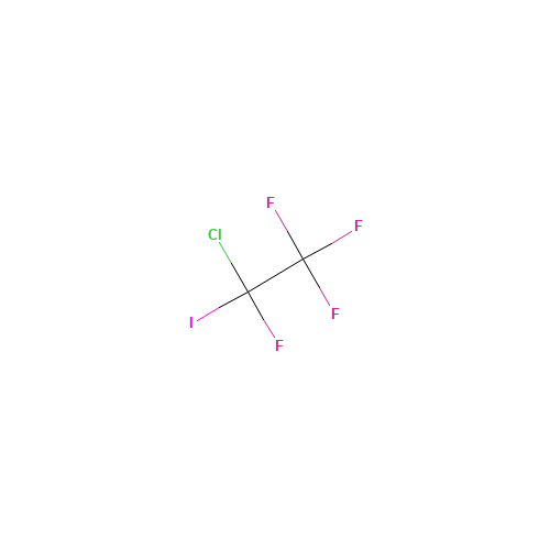 1-Chloro-1-iodotetrafluoroethane (CAS: 754-23-4) - Chemical Structure and Molecular Formula 