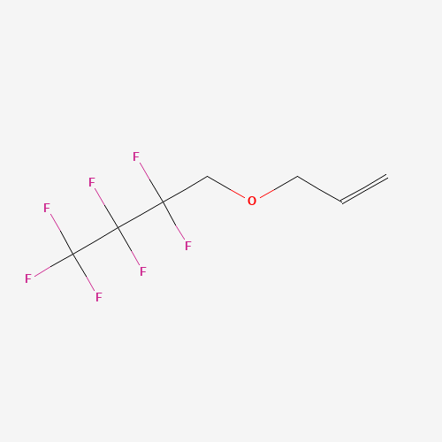 Allyl 1H,1H-heptafluorobutyl ether (CAS: 648-42-0) - Chemical Structure and Molecular Formula 