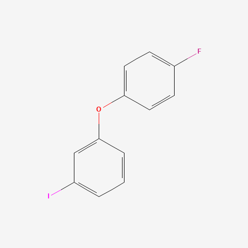 4-Fluoro-3'-iododiphenyl ether (CAS: 188534-09-0) - Chemical Structure and Molecular Formula 