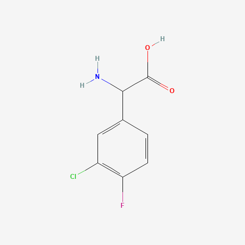 3-Chloro-4-fluoro-DL-phenylglycine (CAS: 261762-99-6) - Related Chemical Product