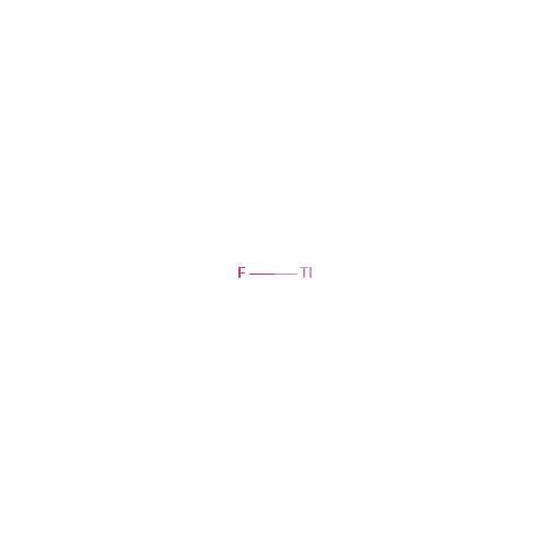 Thallium(I) fluoride (CAS: 7789-27-7) - Chemical Structure and Molecular Formula 